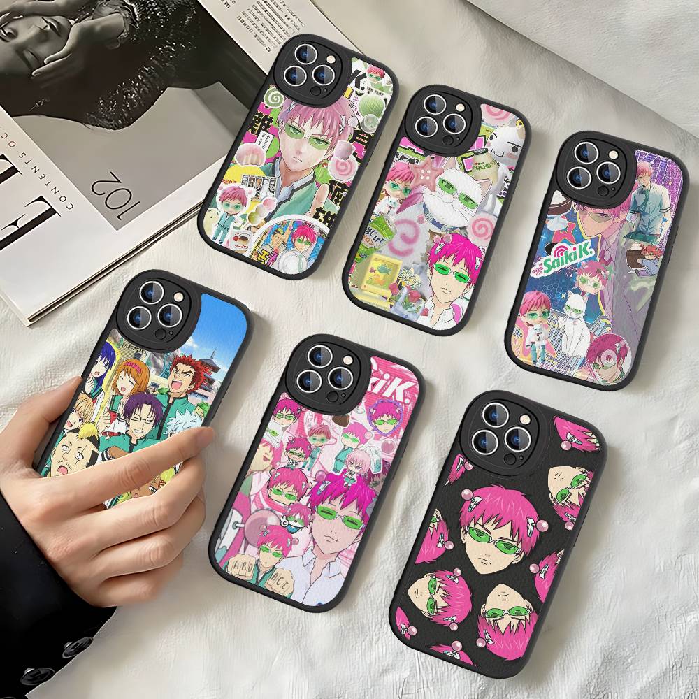 Japanese Life Quotes - เคสโทรศัพท์ลายอนิเมะญี่ปุ่นเรื่องชีวิตอันตรายของไซกิ เค สำหรับ iPhone 16 15