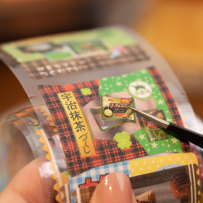 Japanese Daily Lifestyle - 1 ม้วน/5x200 ซม.น่ารักสไตล์ญี่ปุ่นชีวิตประจำวันธีมเทปสติกเกอร์ DIY แฮนด์เมดอัลบั้มสมุดภาพตกแต่งกระดาษอุปกรณ์