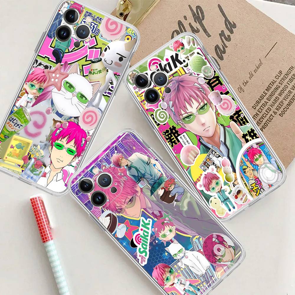 Japanese Life Quotes - เคสโทรศัพท์มือถือลายอนิเมะญี่ปุ่นเรื่อง Disastrous Life Of Saiki K