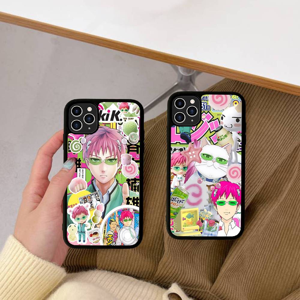 Japanese Life Quotes - เคสโทรศัพท์ลายการ์ตูนอนิเมะญี่ปุ่นเรื่อง Disastrous Life Of Saiki K