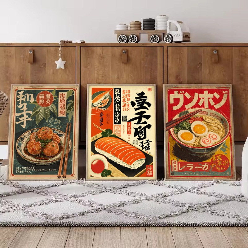 โปสเตอร์ภาพวาดบนผ้าใบลายอาหารญ - Japanese Lifestyle Food บทวิจารณ์และราคา