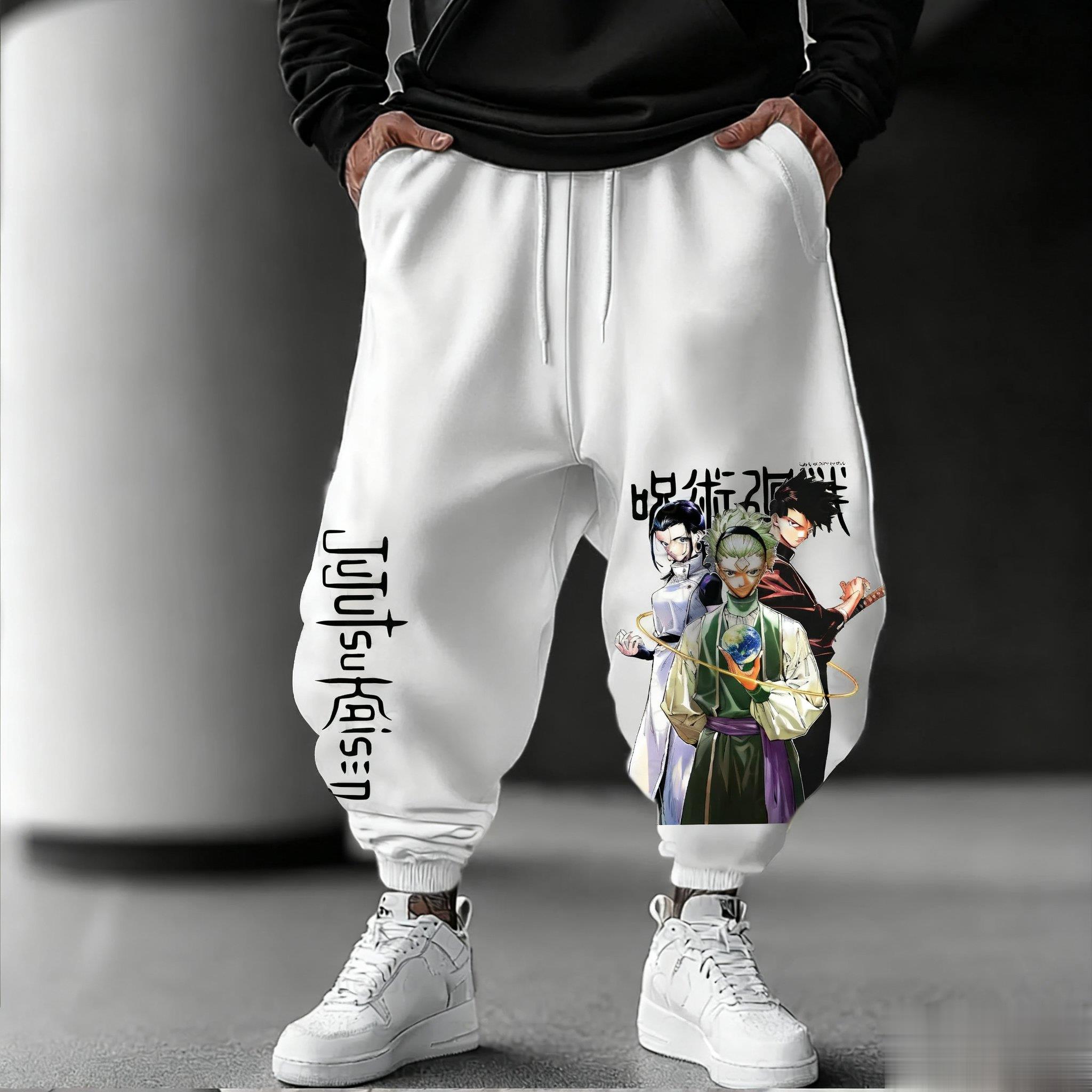 กางเกงจ็อกกิ้งผู้ชายลายอนิเมะญ - Japan Lifestyle And Culture บทวิจารณ์และราคา
