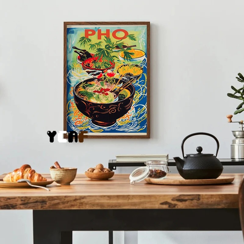 โปสเตอร์อาหารญี่ปุ่นวินเทจพิมพ - Japanese Lifestyle Food บทวิจารณ์และราคา