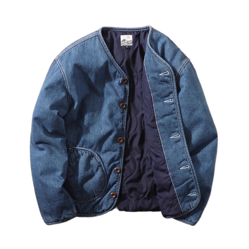 เสื้อแจ็คเก็ตยีนส์สไตล์เรโทรญี - Japanese Daily Lifestyle บทวิจารณ์และราคา