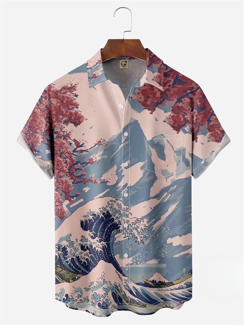 เสื้อฮาวายแบบใหม่สำหรับผู้ชาย  - Japan Lifestyle And Culture บทวิจารณ์และราคา
