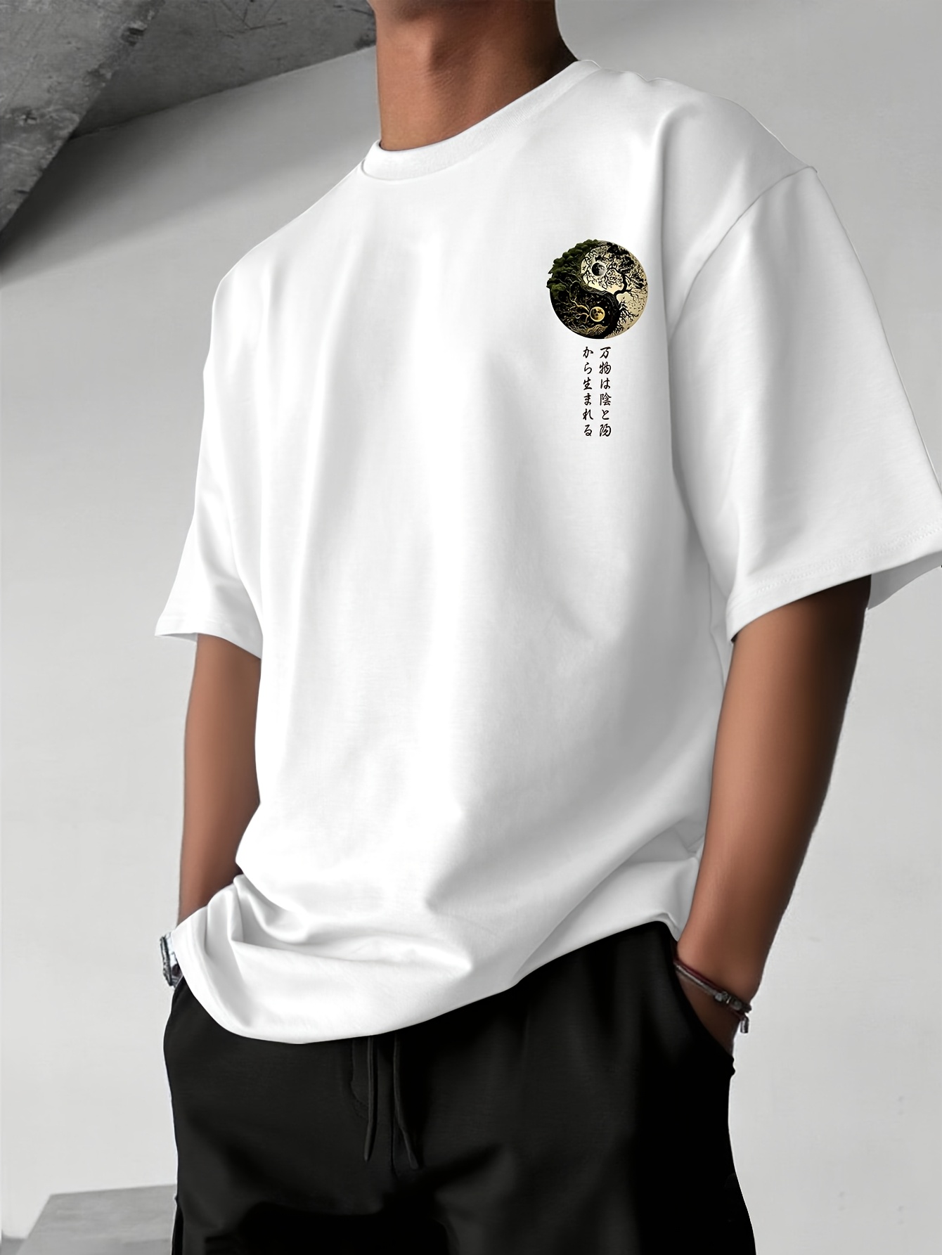 เสื้อยืดลายตัวอักษรญี่ปุ่นต้นไ - Japanese Daily Lifestyle บทวิจารณ์และราคา