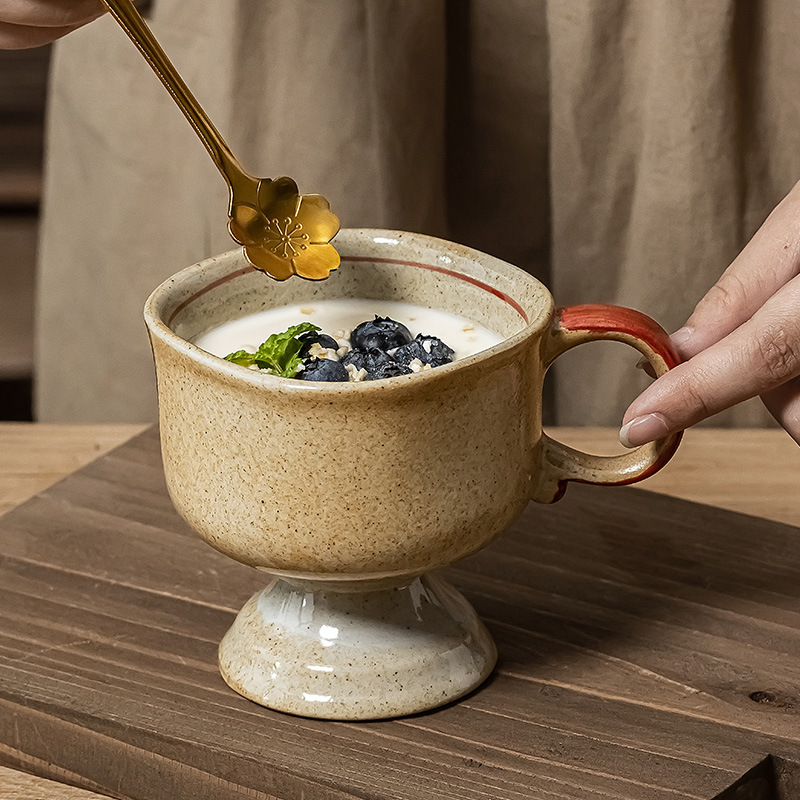 แก้วเซรามิกสไตล์เรโทร แก้วกาแฟ - Japanese Daily Lifestyle บทวิจารณ์และราคา