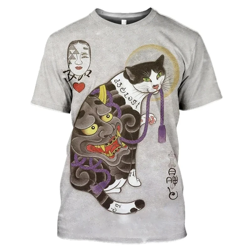 เสื้อยืดลายแมวคองฟูญี่ปุ่น พิม - Japan Lifestyle And Culture บทวิจารณ์และราคา