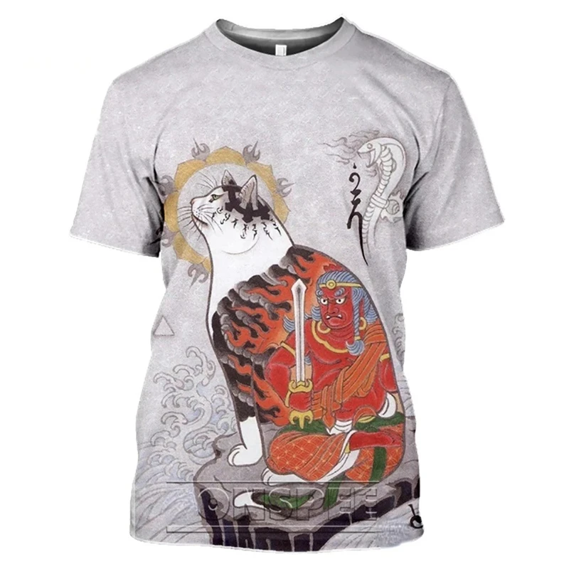 เสื้อยืดลายแมวคองฟูญี่ปุ่น พิม - Japan Lifestyle And Culture บทวิจารณ์และราคา